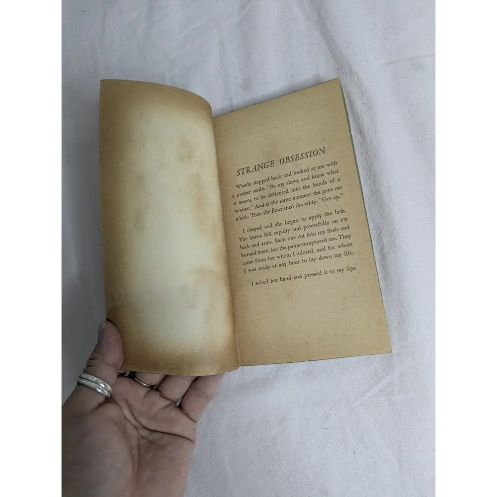Venus in Furs Vintage first edition 1965 sexual Erotica book‎ Fetish submissive